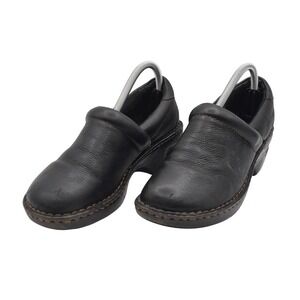 b.o.c Born Shoes Womens Size 10 Leather Comfort Loafers Slip On Clogs BC3483